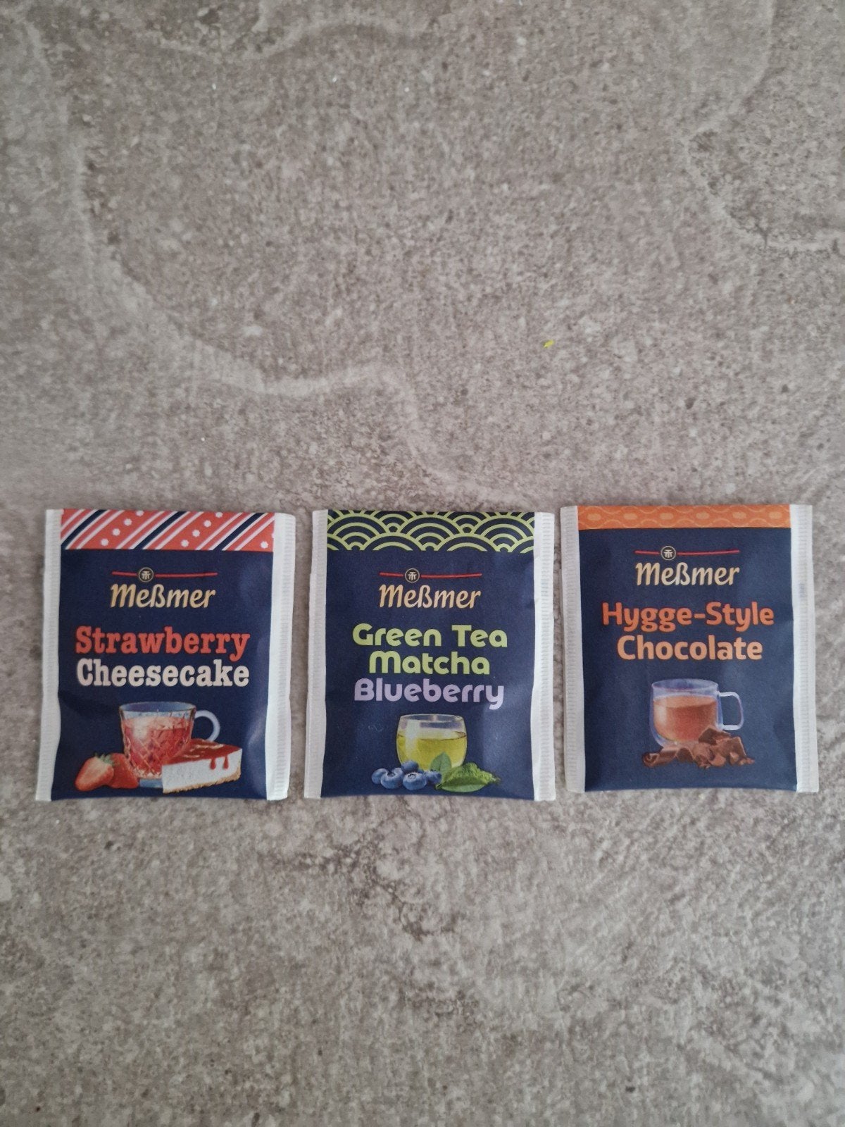 3 theezakjes Messmer, Verzenden, Theezakje(s)