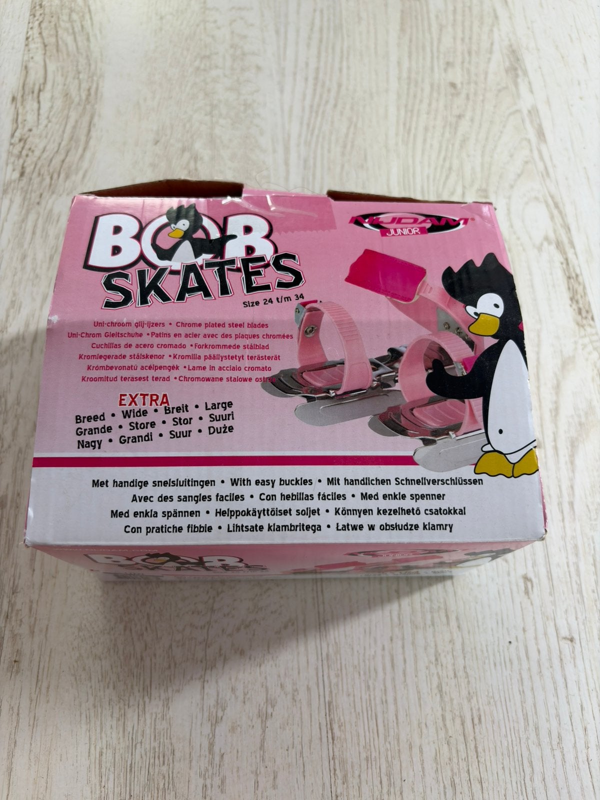 Bob schaatsen - kinder glij ijzers - maat 24-34, Sport en Fitness, Schaatsen, Ophalen of Verzenden, Zo goed als nieuw, Overige typen
