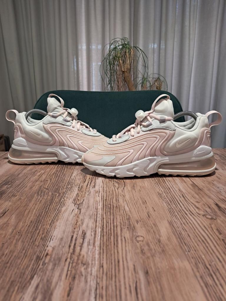 Nike Air Max React 270 ENG 'Barely Rose' Size 38, Wit, Nike, Ophalen of Verzenden, Sneakers of Gympen