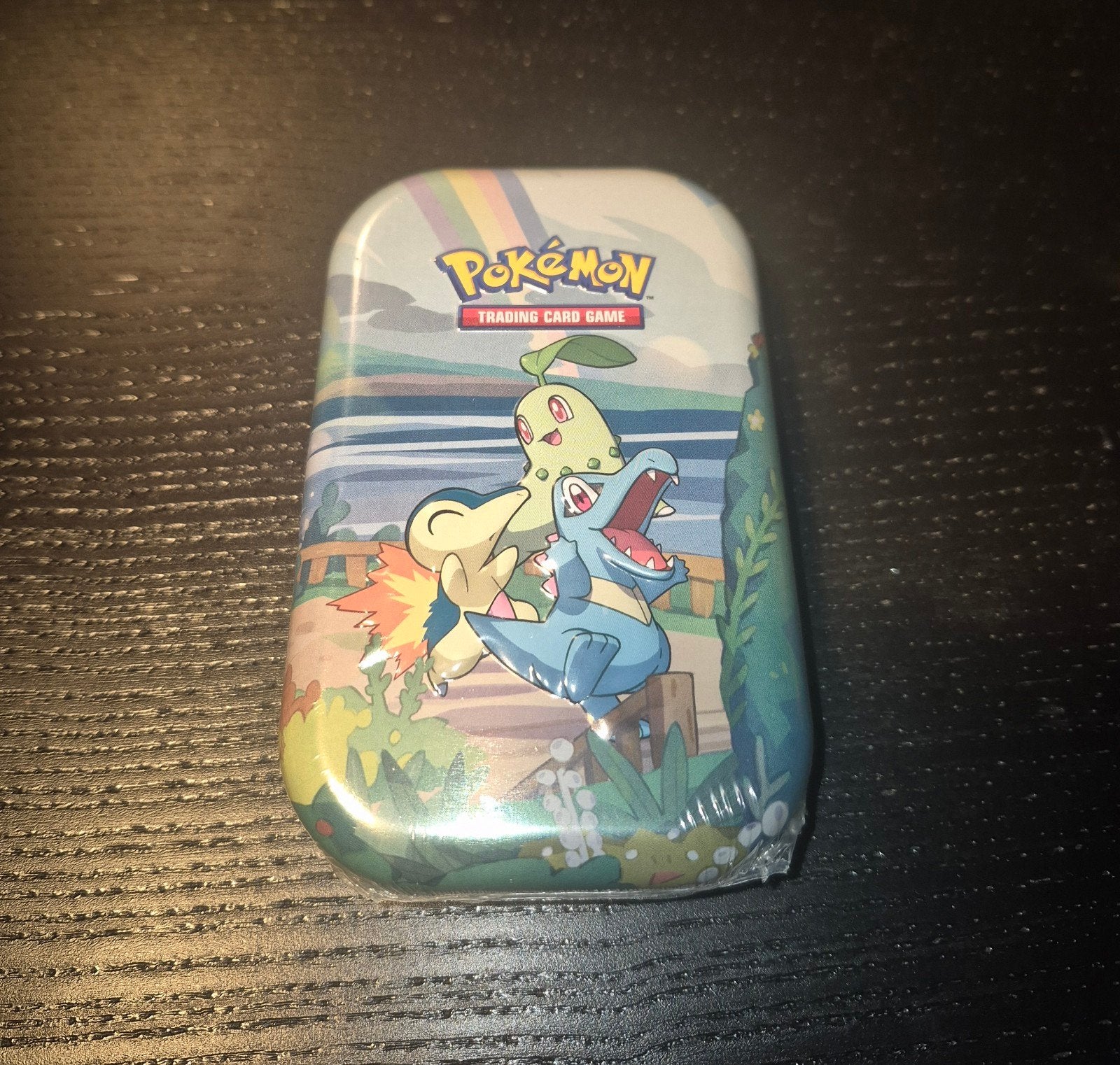 Pokémon Trading Card Game Mini Tin - Chikorita, Totodile, Ophalen of Verzenden, Nieuw, Overige typen