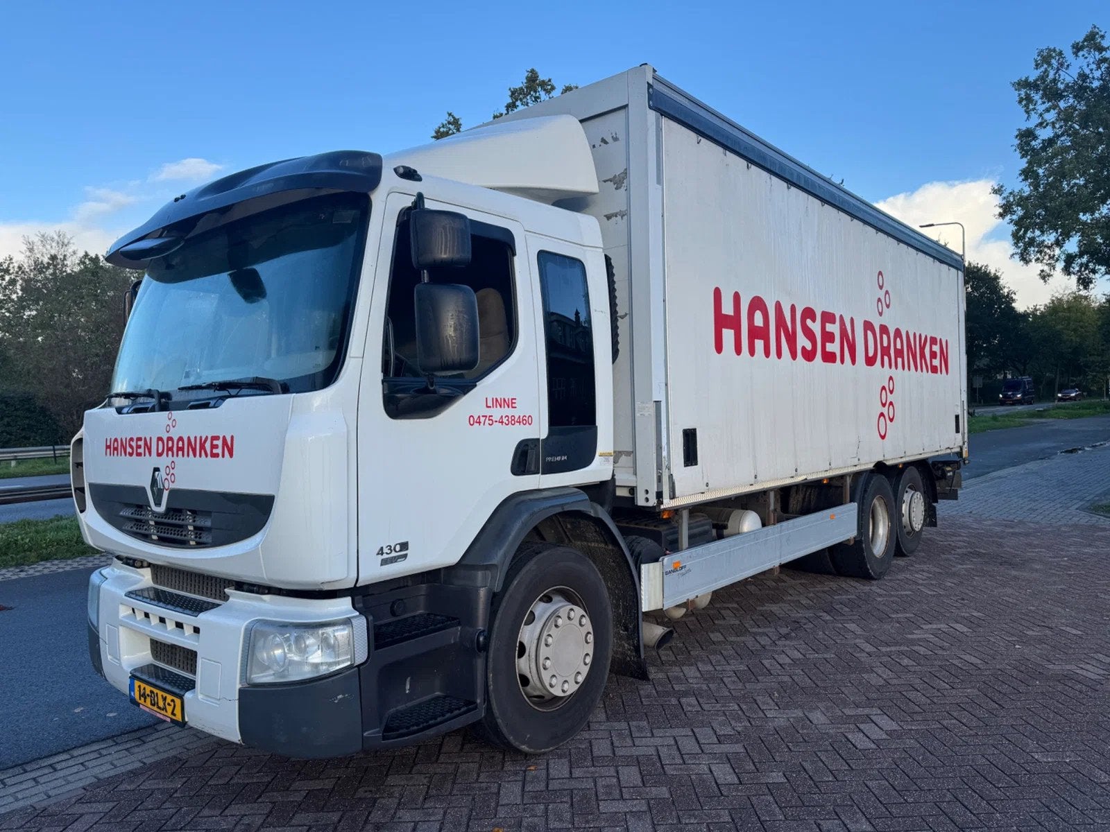 Renault Premium 430 6 x 2 ORLEN DRANKOPBOUW (bj 2012), Auto's, 13 km/l, Euro 5, Verwarmde buitenspiegels, Wit