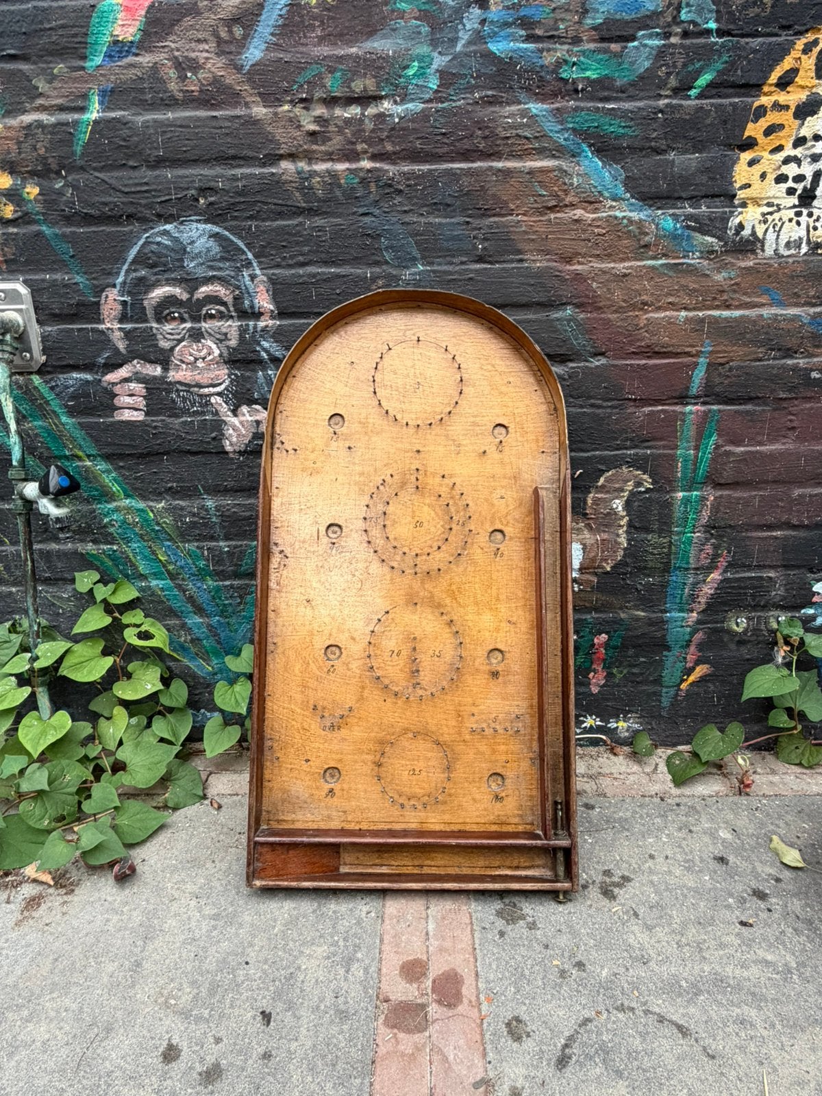 Antiek/Vintage houten Bagatelle spel, Antiek en Kunst, Ophalen