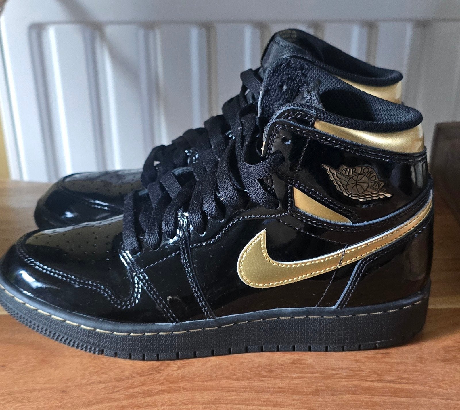 Nike Air Jordan 1 Sneakers, Kleding | Dames, Ophalen of Verzenden, Zo goed als nieuw, Zwart