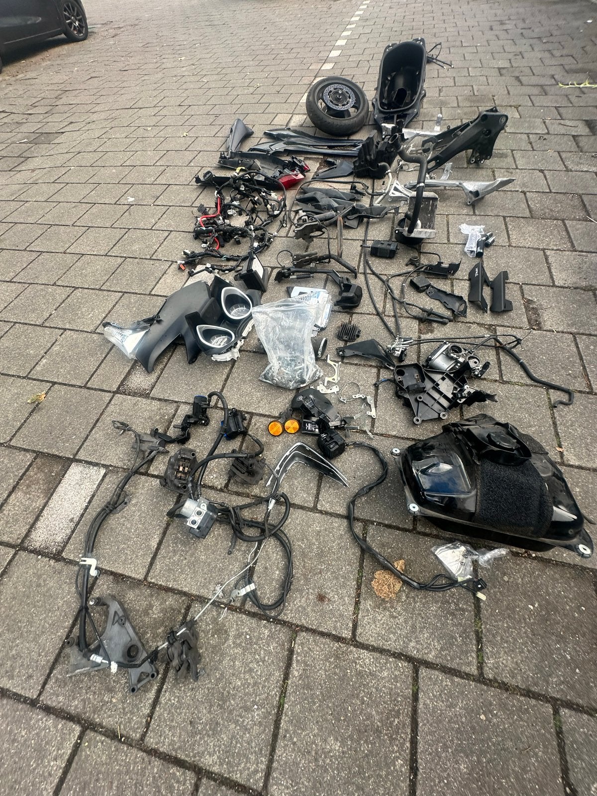 Yamaha T max onderdelen, Ophalen, Gebruikt