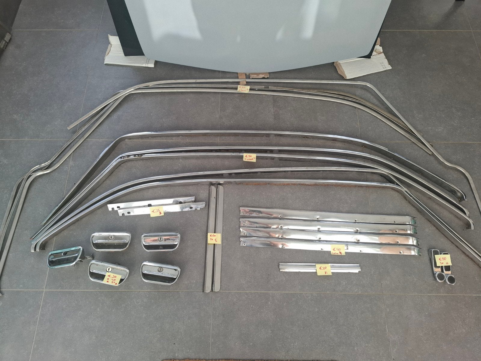 Alfa Romeo GTV junior, brievenbus Bertone chroomstrips en on, Ophalen of Verzenden, Gebruikt, Alfa Romeo