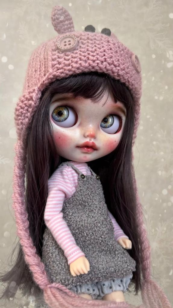 Mooie custom Blythe doll te koop/ ruilen, Ophalen of Verzenden, Zo goed als nieuw, Pop