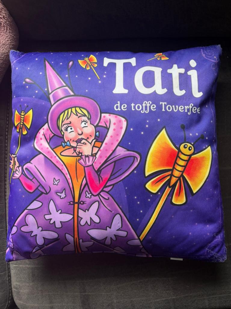 Sprookjescamping kussentje Tati de toffe Toverfee, Ophalen of Verzenden, Kleed of Kussen