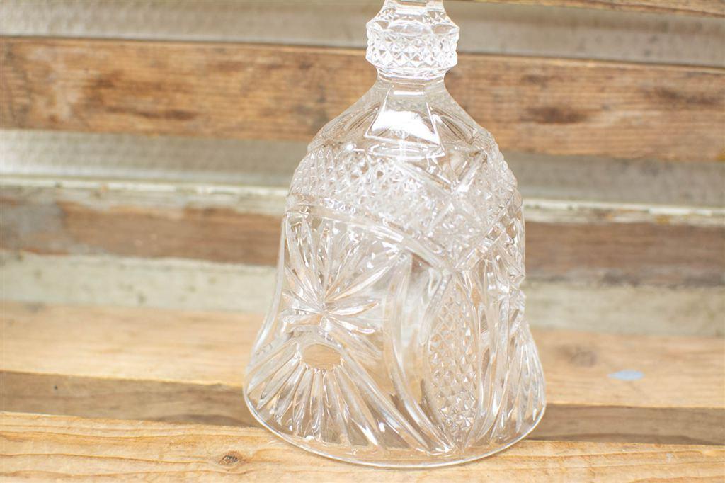 Glazen tafelbel 39124, Ophalen of Verzenden, Gebruikt, Aardewerk, Bord(en)