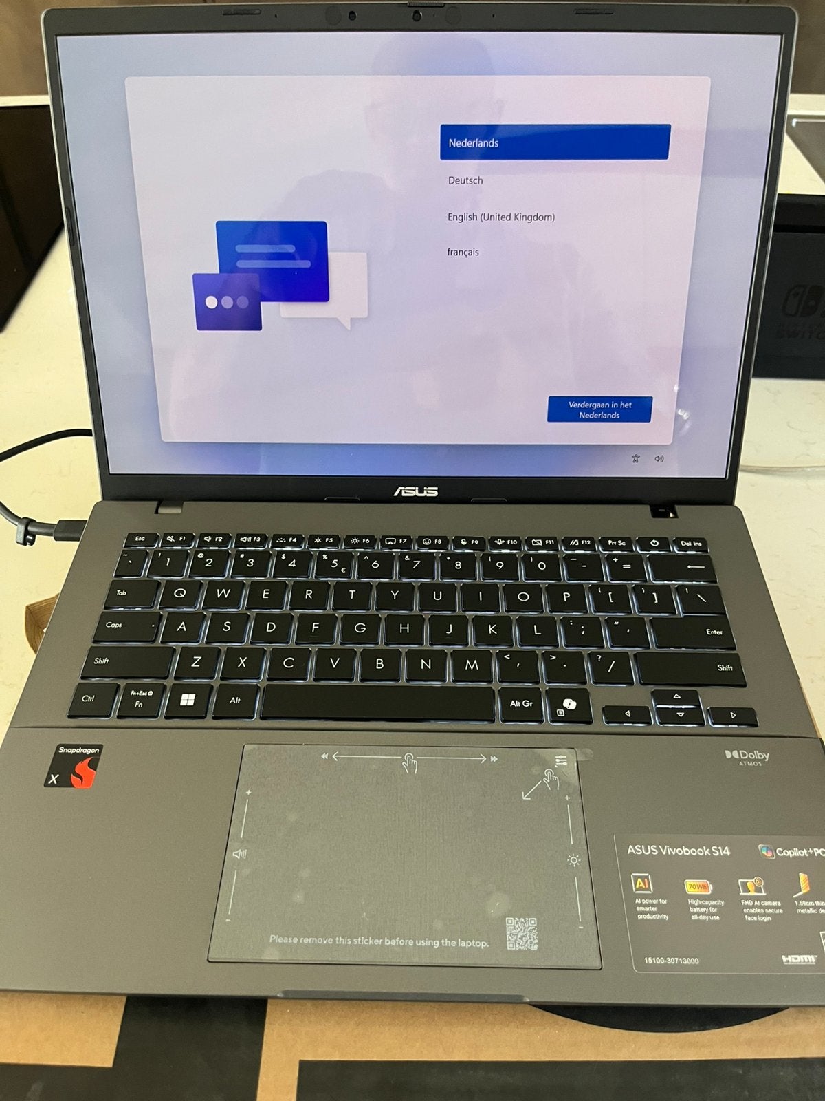 Asus s3407q vivobook, Ophalen, Zo goed als nieuw, 15 inch, 2 tot 3 Ghz