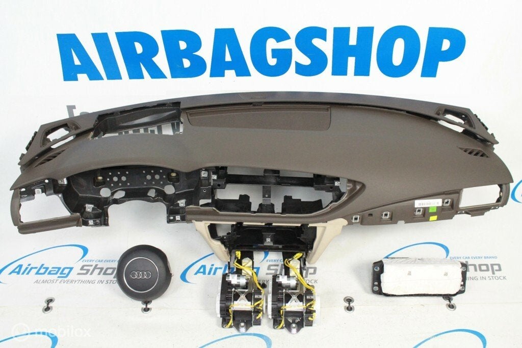 Airbag set - Dashboard HUD bruin beige Audi A7 4G 2011-2018, Gebruikt, Ophalen of Verzenden