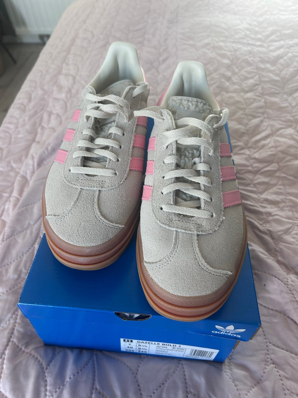 Adidas Gazelle Bold sneakers - Maat 40, Ophalen of Verzenden, Zo goed als nieuw, Roze, Sneakers of Gympen
