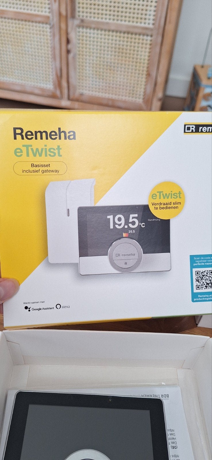 Remeha eTwist slimme thermostaat, Ophalen of Verzenden, Slimme thermostaat, Nieuw
