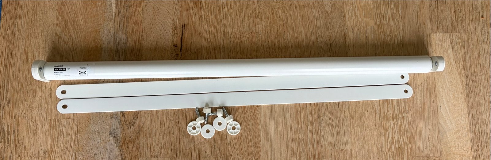 IKEA HJÄLPA Kledingroede Uittrekbaar 60-80cm, Ophalen, Gebruikt, 50 tot 100 cm, Metaal