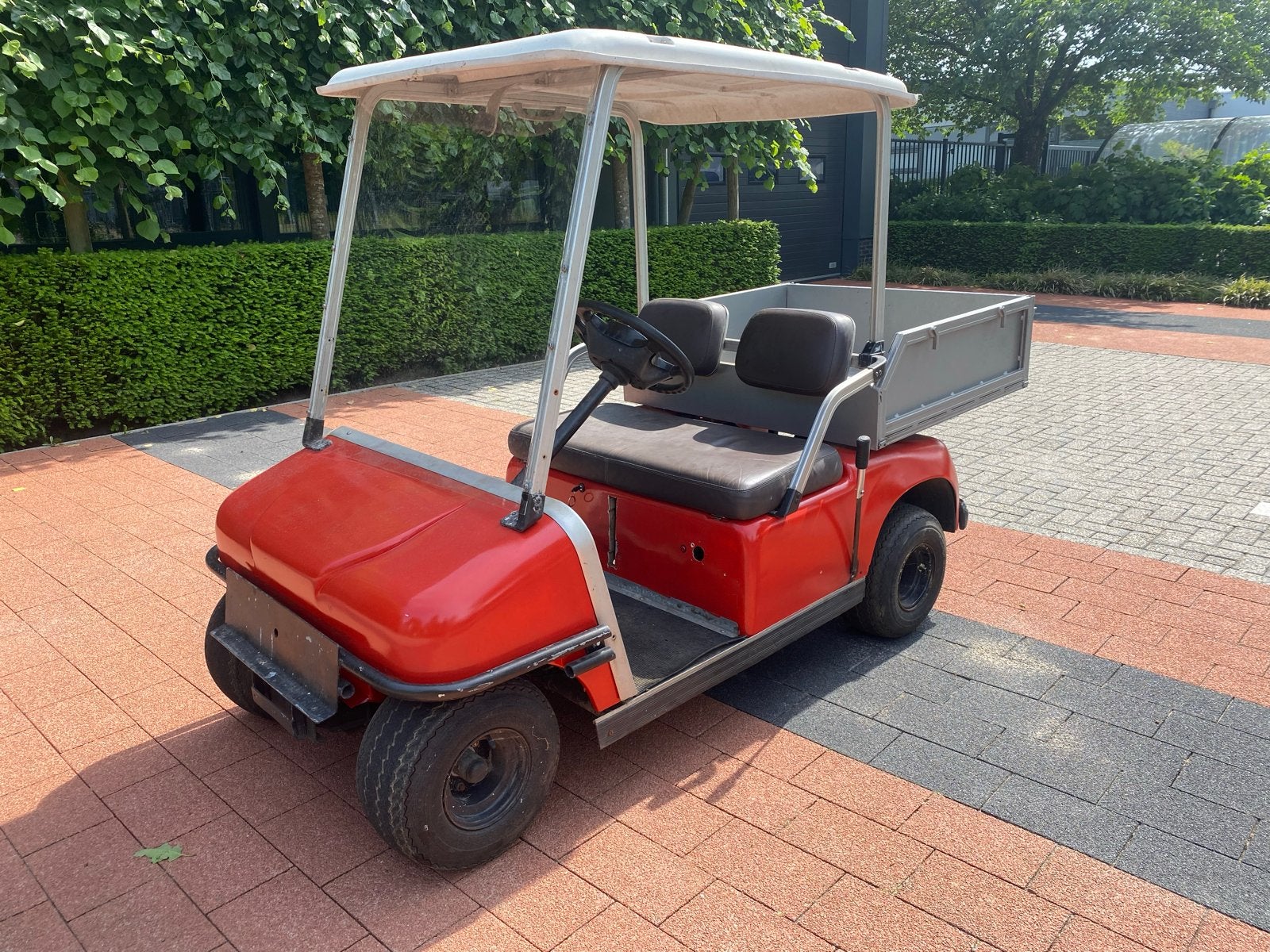 Golfkar met 125cc motor, laadbak en trekhaak, Ophalen