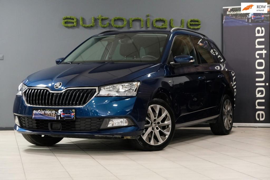 Skoda Fabia Combi 1.0 TSI CLEVER 83dkm Automaat/Camera/Apple, Stof, Gebruikt, Zwart, 95 pk