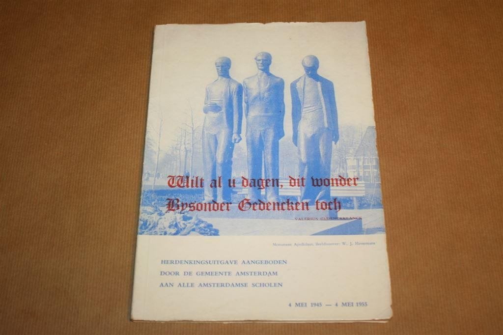 Herdenkingsuitgave Gemeente Amsterdam 1955, Ophalen of Verzenden, Gelezen