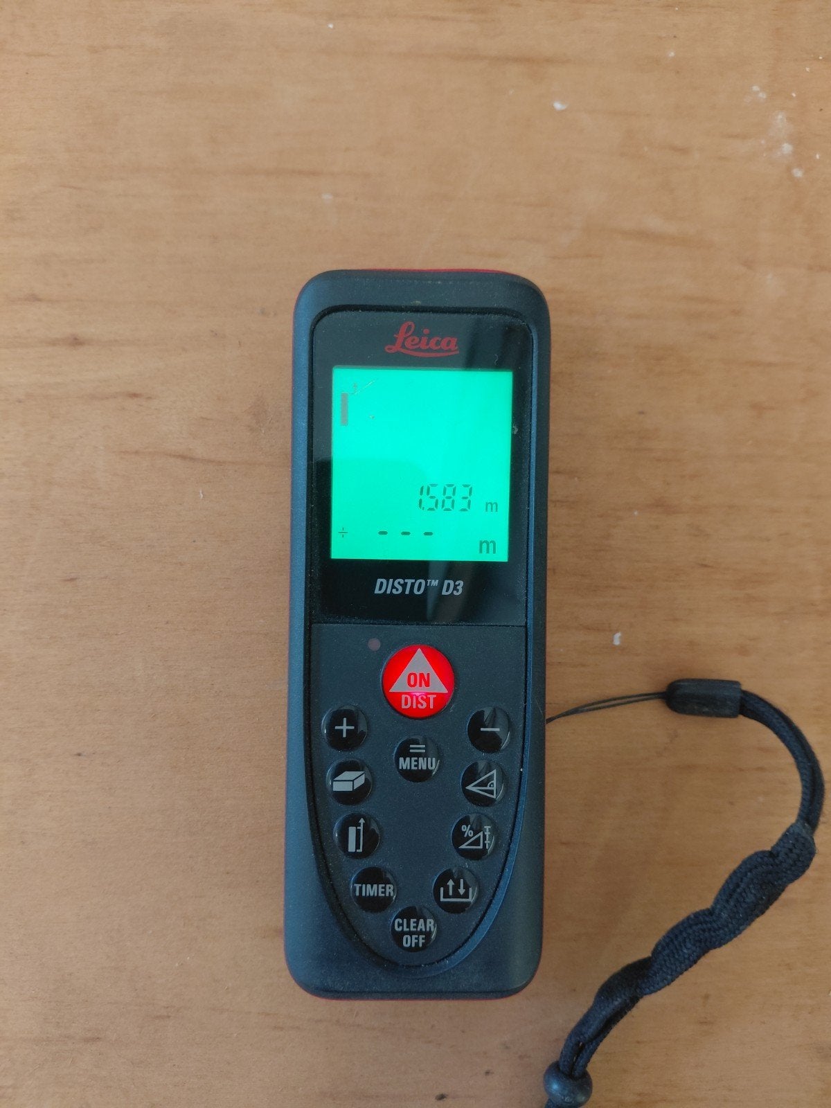 Leica DISTO D3 Laser Afstandsmeter met accessoires, Ophalen, Gebruikt, Afstand