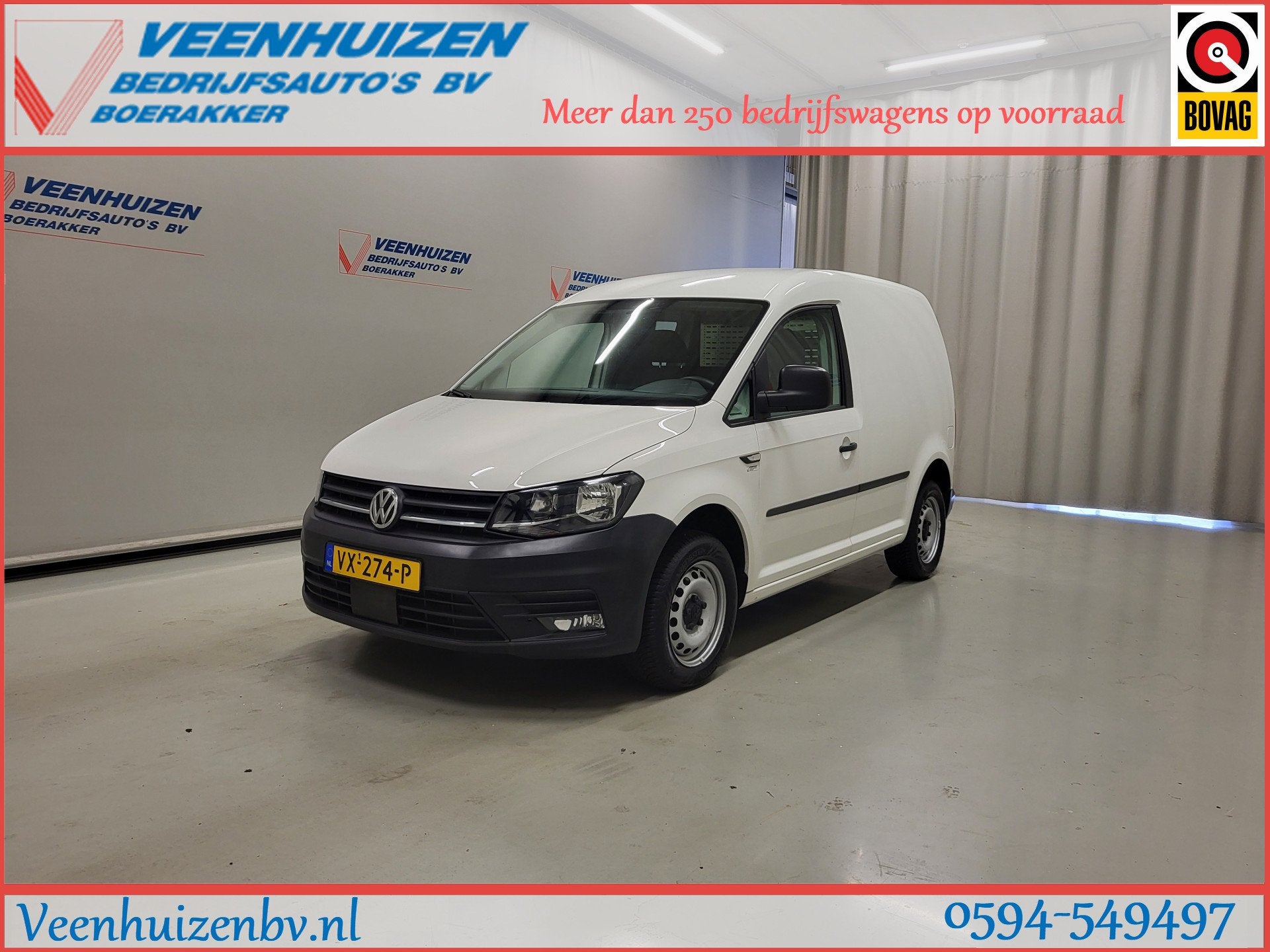 Volkswagen Caddy 2.0TDI Inrichting Marge Euro 6! (bj 2016), Voorwielaandrijving, Gebruikt, 4 cilinders, Volkswagen