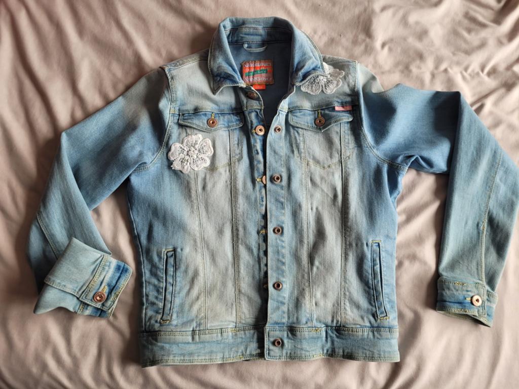 Zgan Vingino jeans spijkerjasje maat 16 meisje, Meisje, Ophalen of Verzenden, Zo goed als nieuw, Vingino