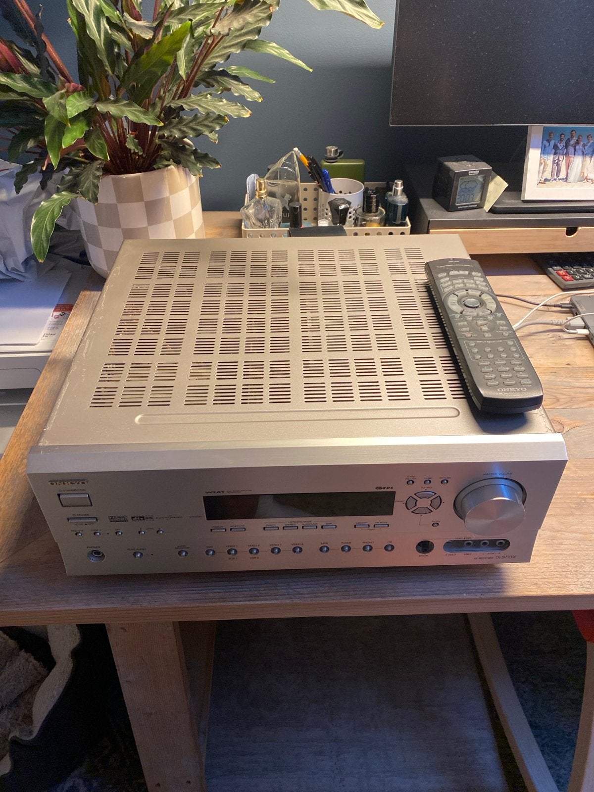 Onkyo TX-SR700E AV Receiver - Zilver, Audio, Tv en Foto, Versterkers en Receivers, Ophalen, Gebruikt, 120 watt of meer, Onkyo