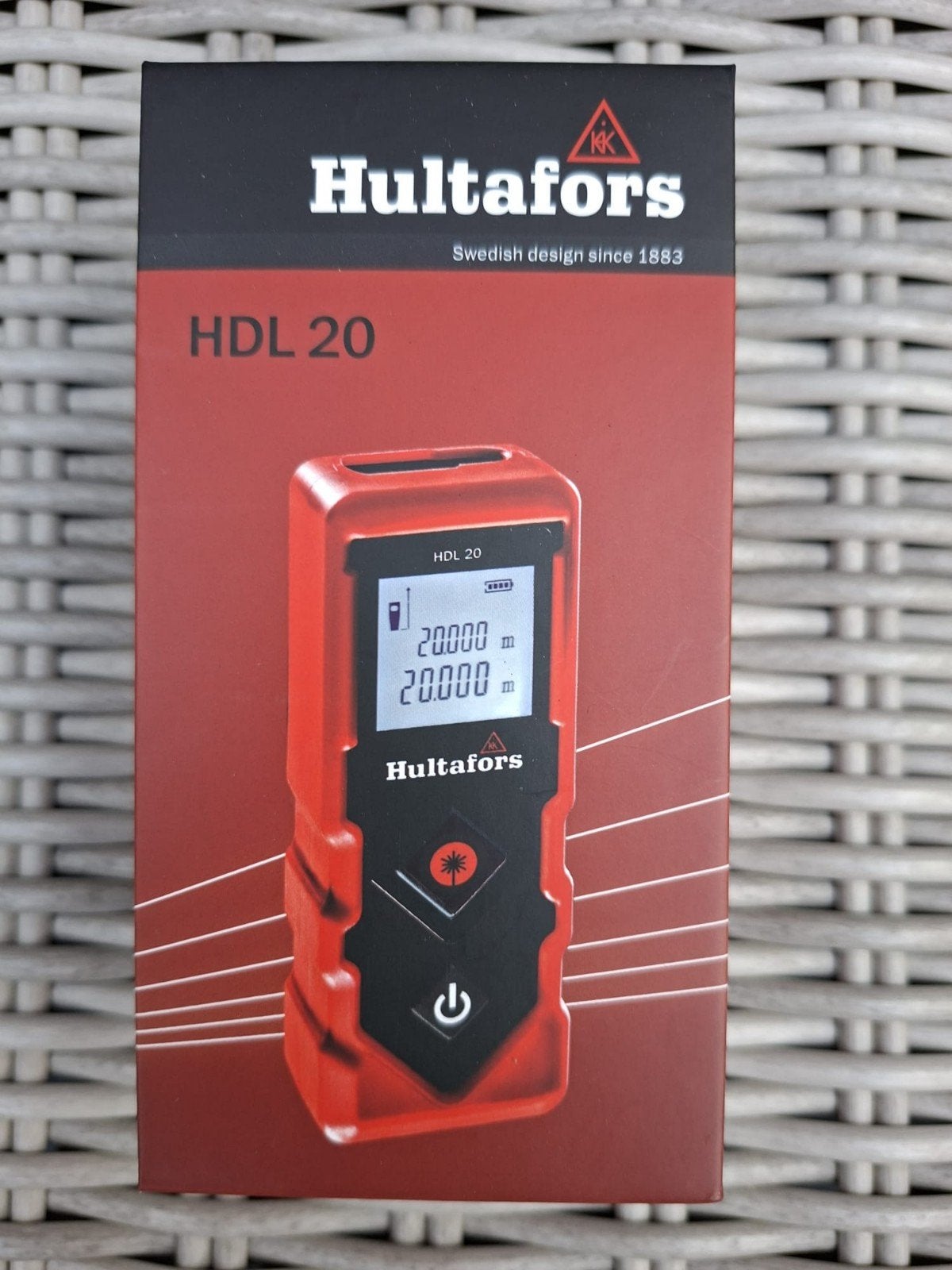 Hultafors HDL 20 Laser Afstandsmeter - Nieuw in doos, Ophalen of Verzenden, Nieuw, Afstand