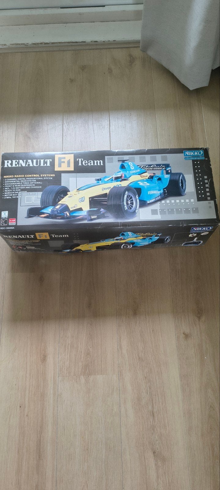 Nikko Renault F1 Team RC Auto Fernando Alonso, Elektro, Ophalen of Verzenden, Zo goed als nieuw, Schaal 1:10