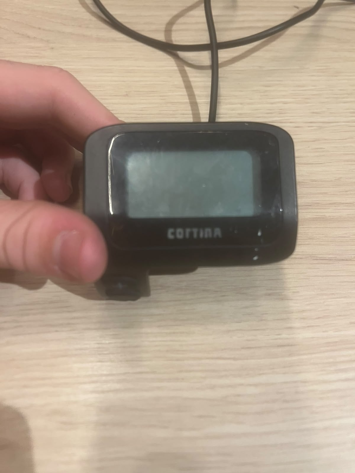 Cortina fietsdisplay met bediening, Verzenden, Gebruikt