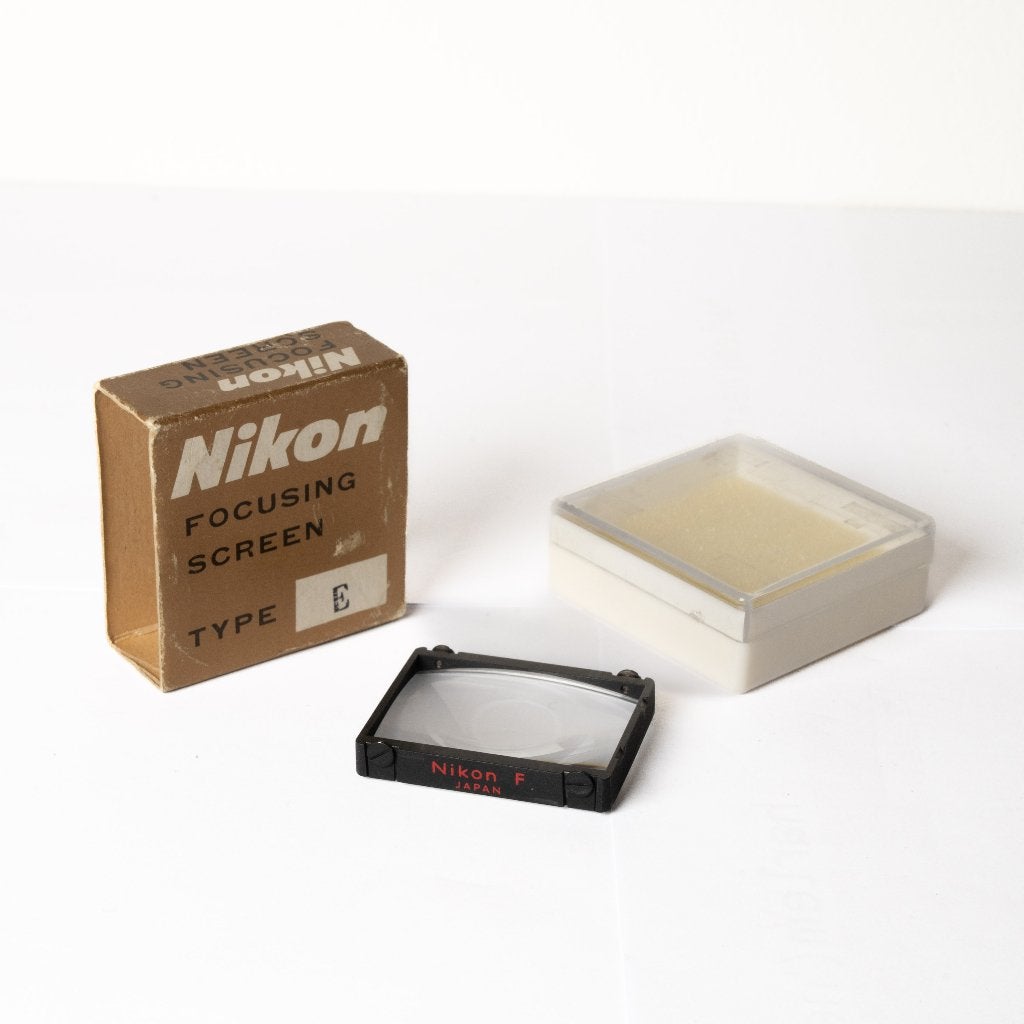 Nikon F focusing screen Type E, boxed, Ophalen of Verzenden, 50 tot 60 mm, Overige typen