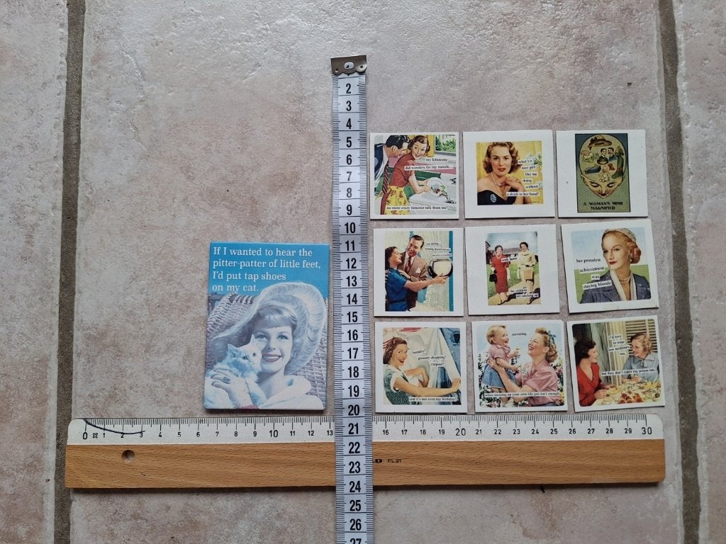 Magneten retro plaatjes, Verzamelen, Ophalen of Verzenden, Huis en Inrichting