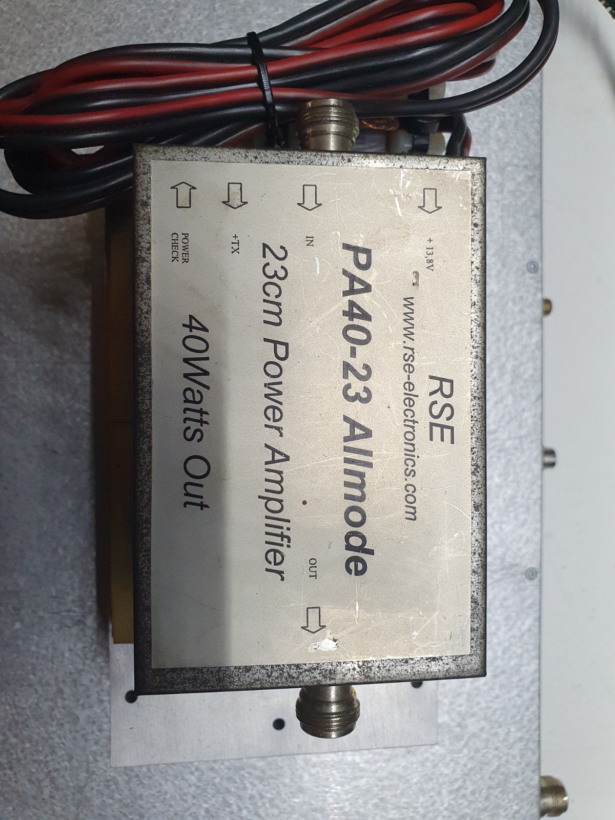23cm Power Amplifier van RSE 40W Allmode, Ophalen of Verzenden, Gebruikt, Zender
