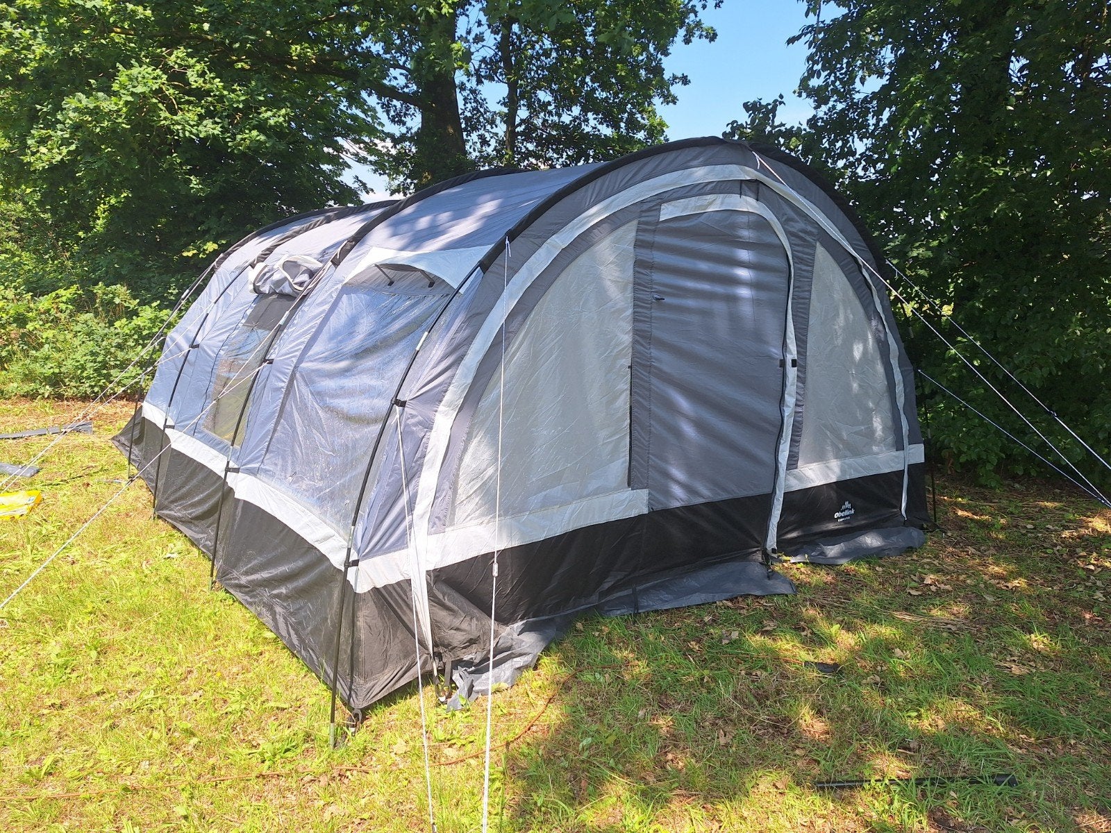 Obelink Lugano 6 plus tunneltent met assesoires, Caravans en Kamperen, Tenten, Ophalen, Tot en met 4