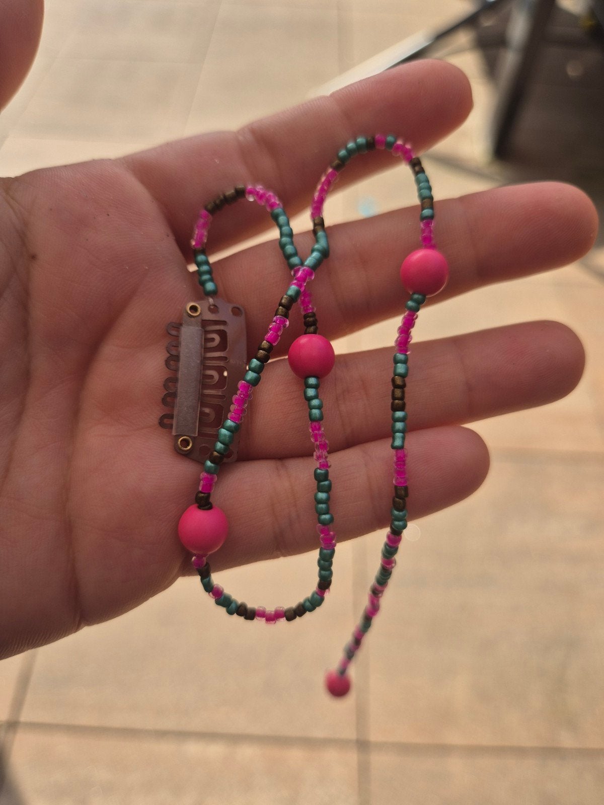 Handgemaakte Kralen Haarclip - Unieke Haaraccessoire, Hobby en Vrije tijd, Verzenden, Nieuw, Kraal
