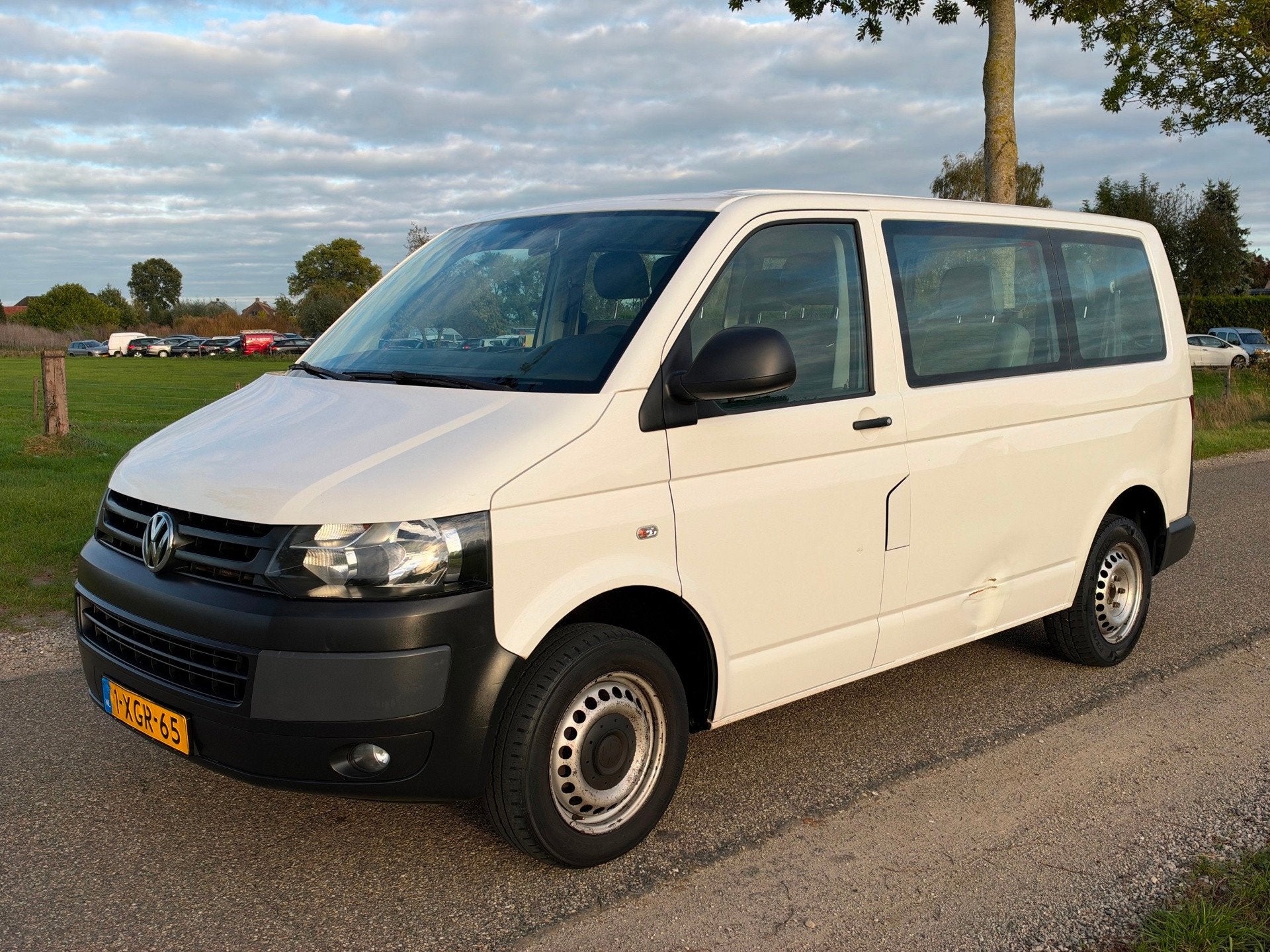 Volkswagen Transporter Kombi 2.0 TDI L1H1 Trendline Baseline, Auto's, Voorwielaandrijving, Euro 5, Stof, Gebruikt