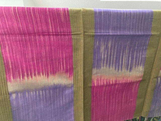 B33-Luxe interieurstof Madras Fuxia/Violetto, Overige kleuren, Verzenden, 120 cm of meer, 200 cm of meer