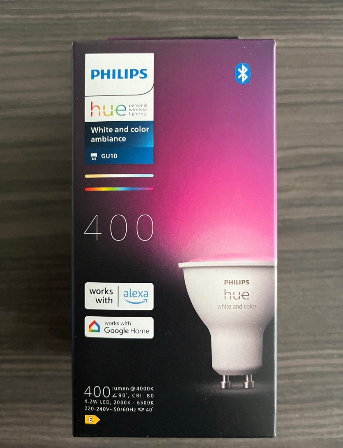 Philips Hue GU10 color - 400 lumen (nieuw), Ophalen of Verzenden, Nieuw, Minder dan 30 watt, Led-lamp