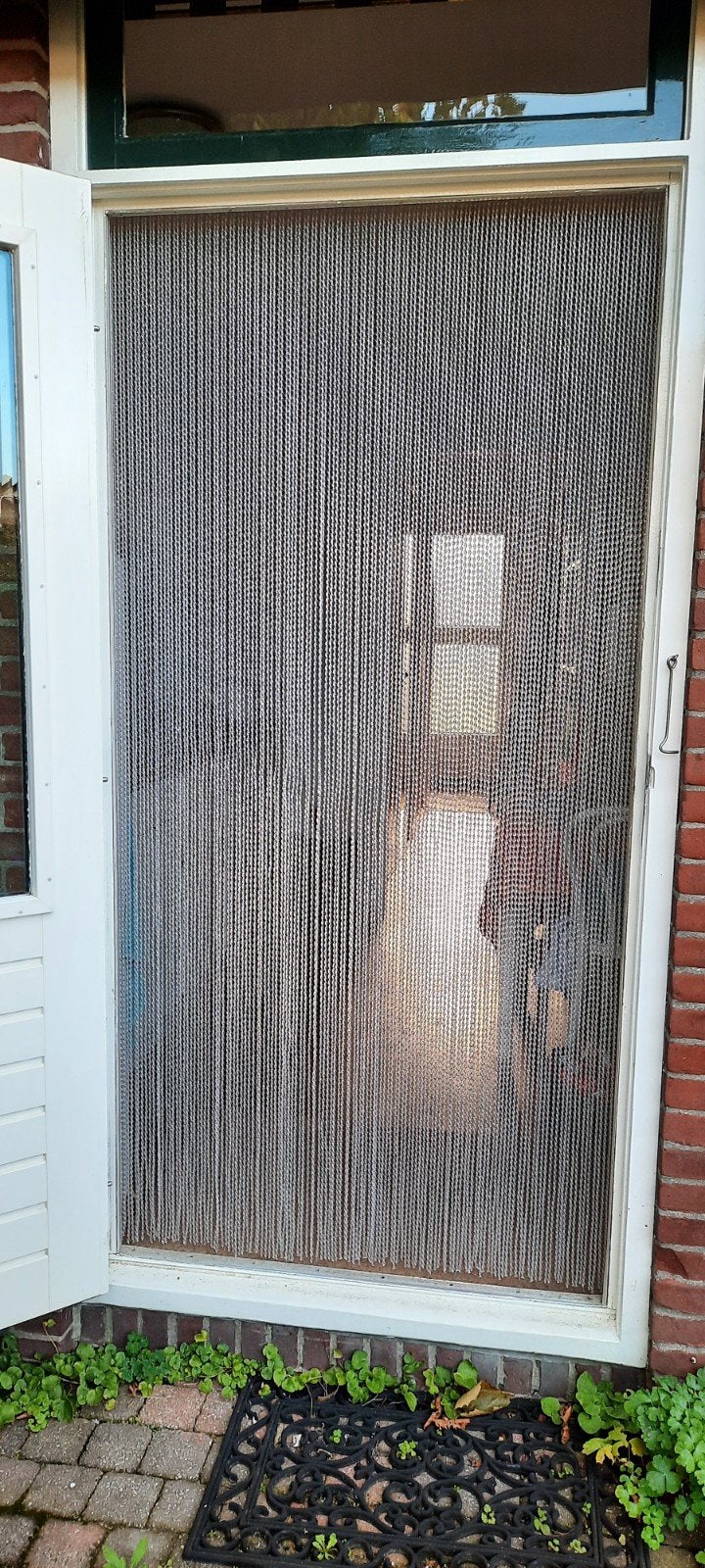Vliegengordijn Sun-Arts - Wit, 102x200 cm, Huis en Inrichting, Ophalen, Inclusief montageonderdelen, Overige merken, Wit