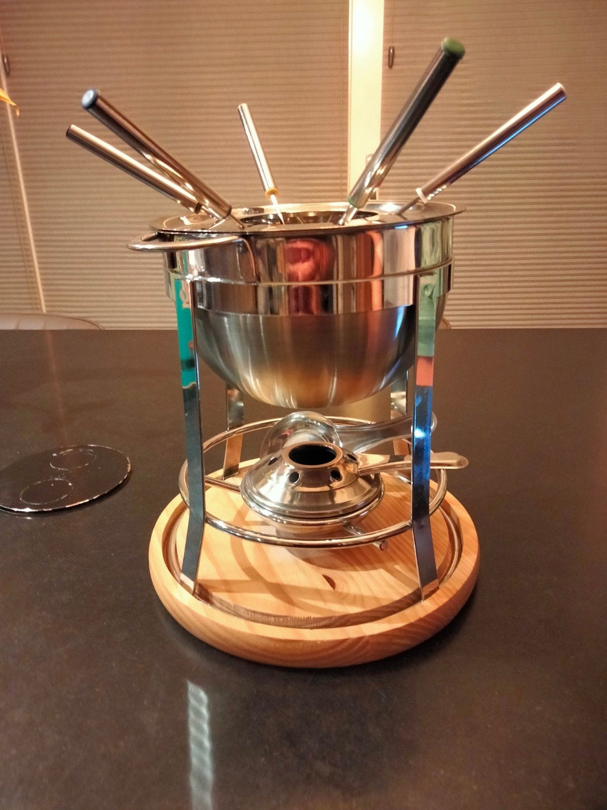fondue set 6 persoons, Ophalen, Zo goed als nieuw, Brander, Fondueset