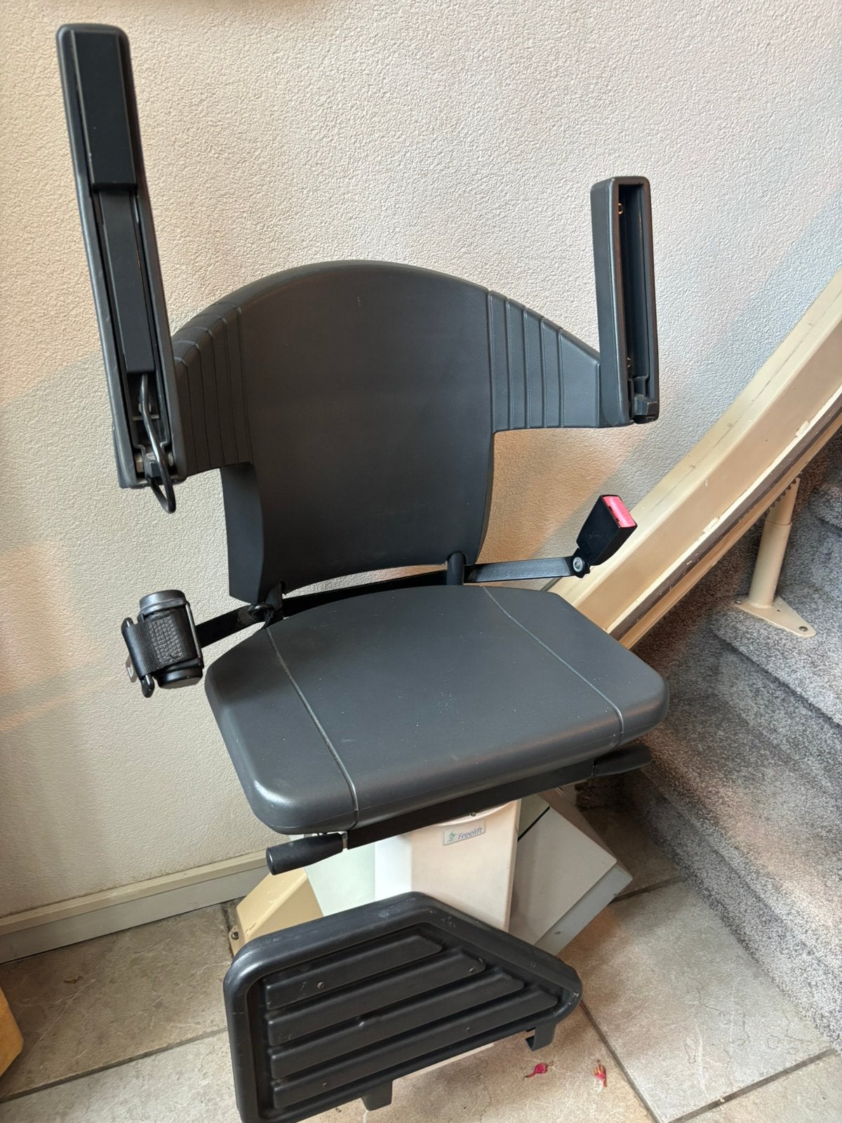 Traplift, Ophalen, Gebruikt