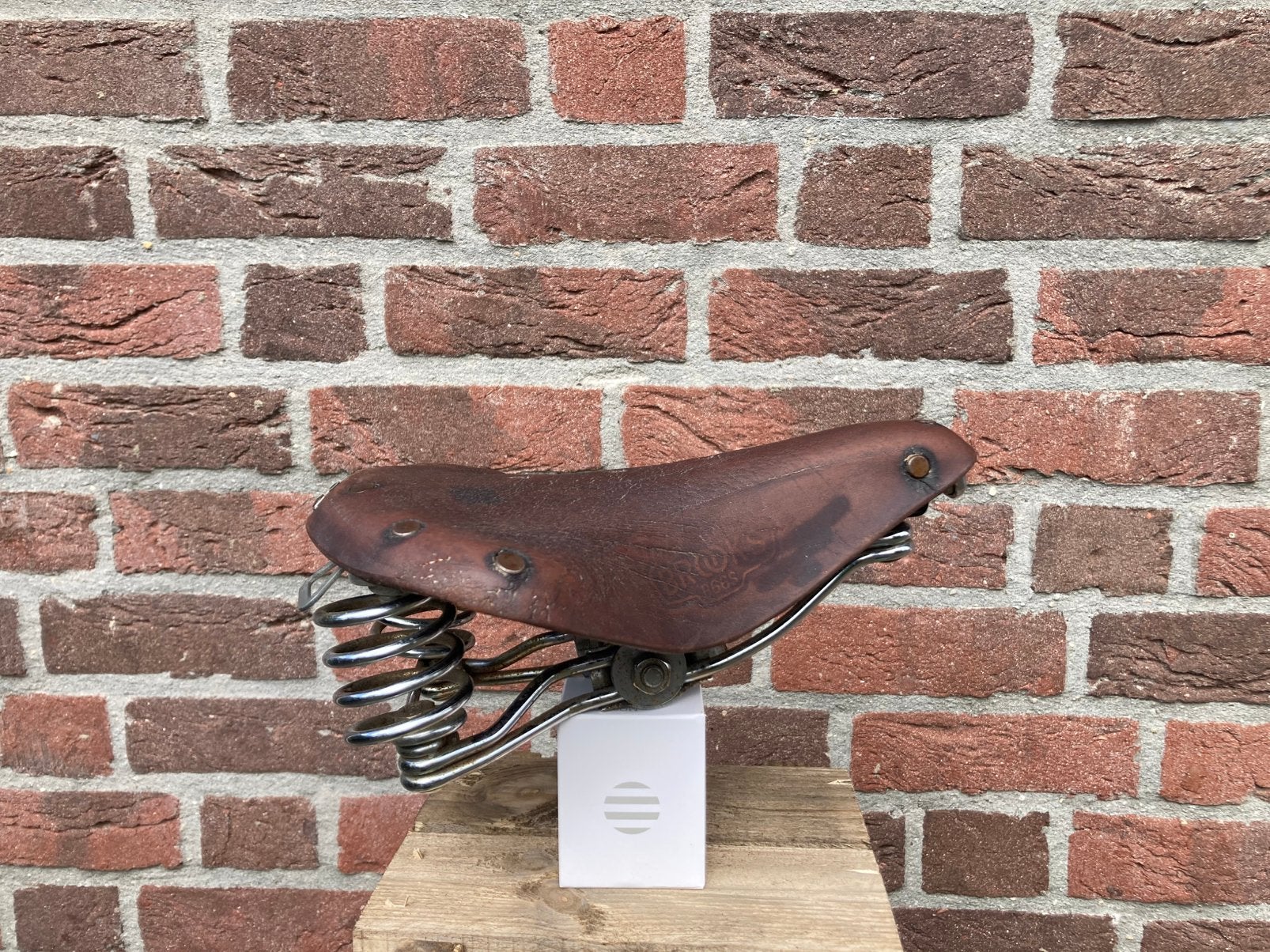 Brooks fietszadel., Ophalen of Verzenden, Gebruikt, Zadel, Leer