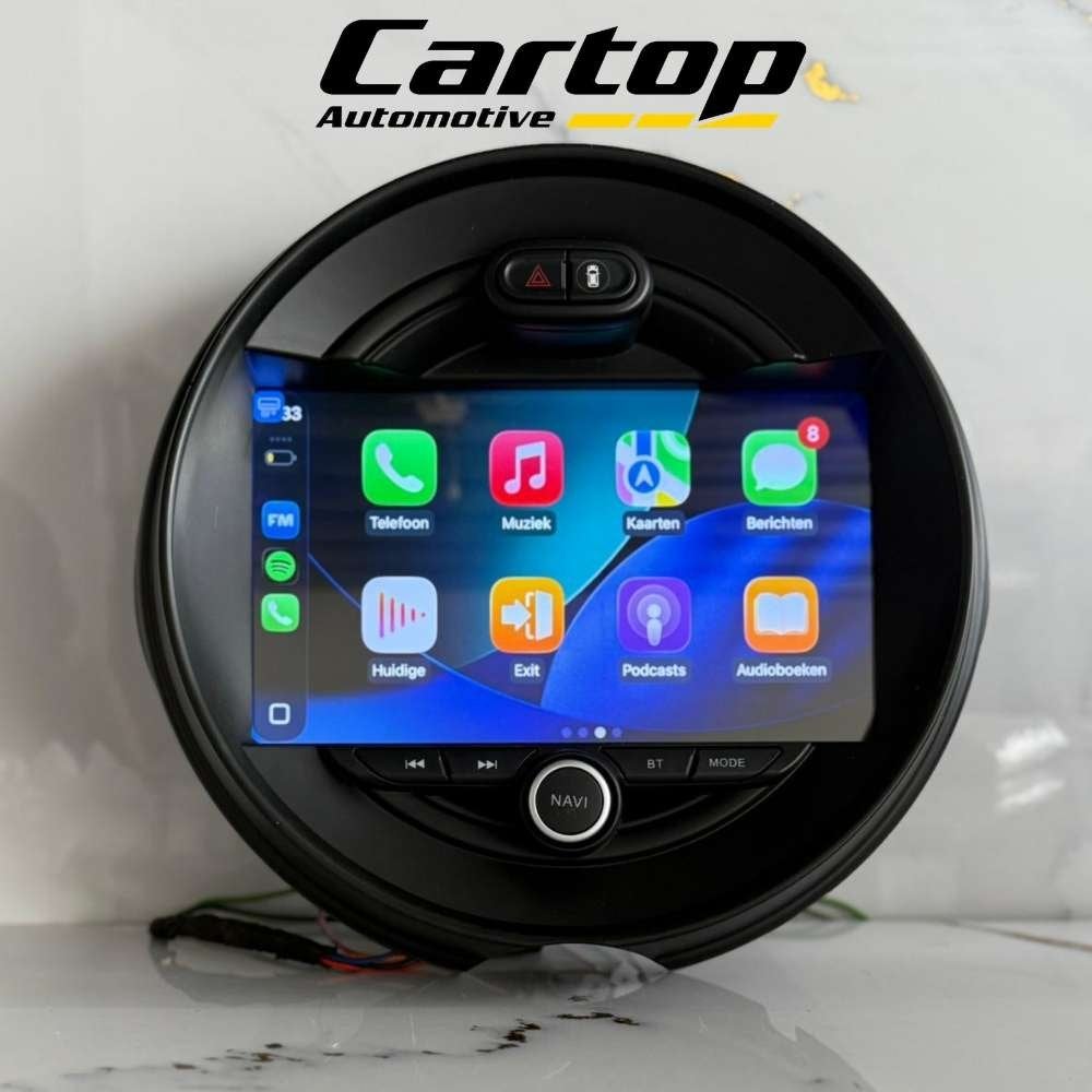 Mini Cooper F56 2014-2018 Autoradio • CarPlay & Android Auto, Auto diversen, Autoradio's, Meridiaan 42, Zo goed als nieuw, Info@cartop-automotive.nl