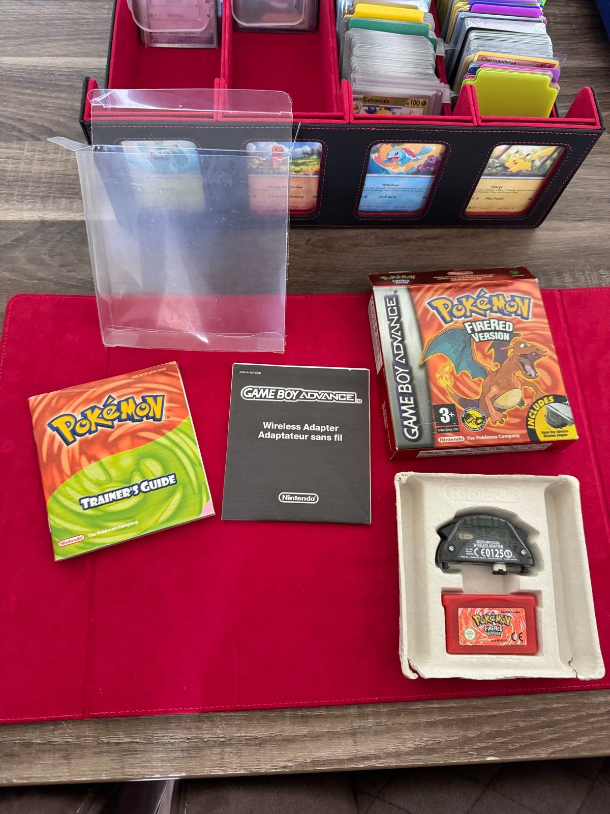 Pokémon FireRed Version (Game Boy Advance) CIB (Compleet), Spelcomputers en Games, 1 speler, Ophalen of Verzenden, Zo goed als nieuw