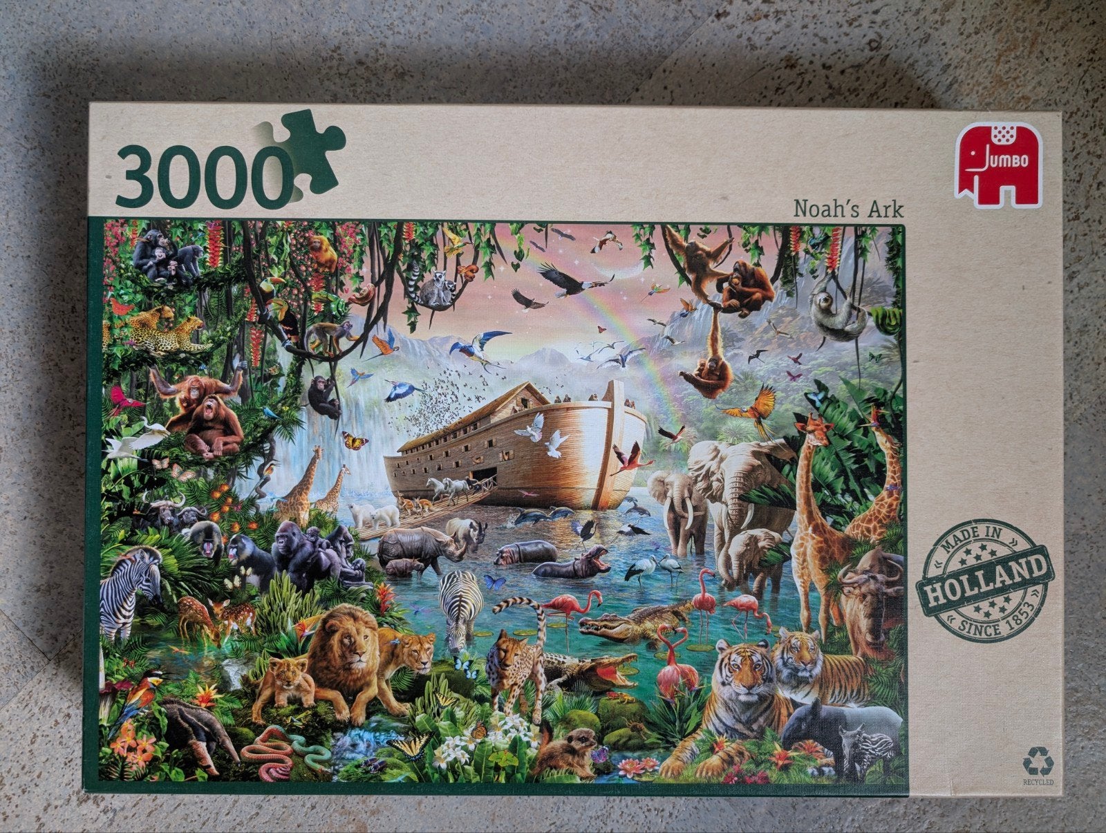puzzel Jumbo 3000 stukjes, Ophalen of Verzenden, Meer dan 1500 stukjes, Zo goed als nieuw