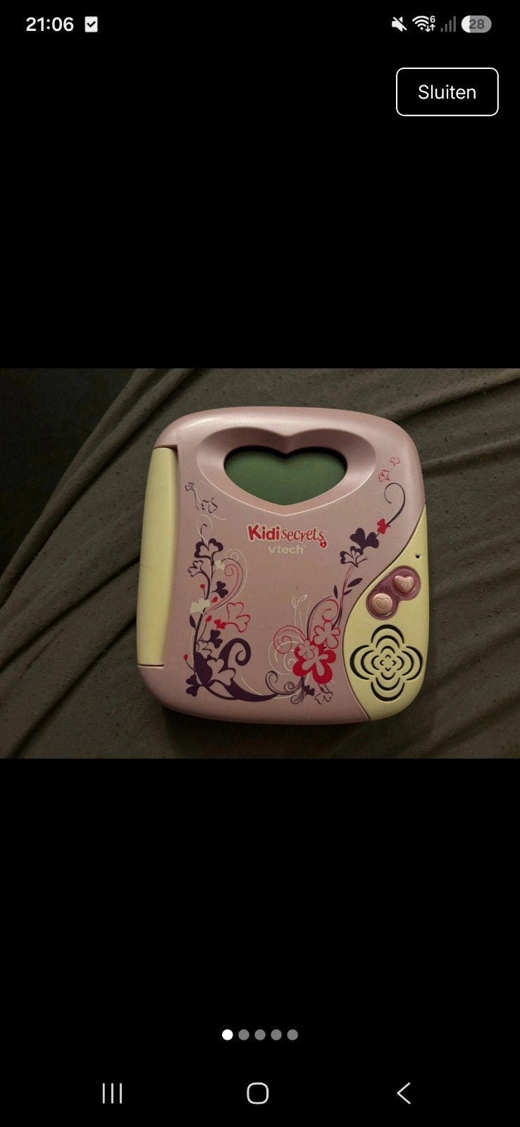 VTech KidiSecrets - Interactief Dagboek, Verzenden, Gebruikt, 6 jaar of ouder