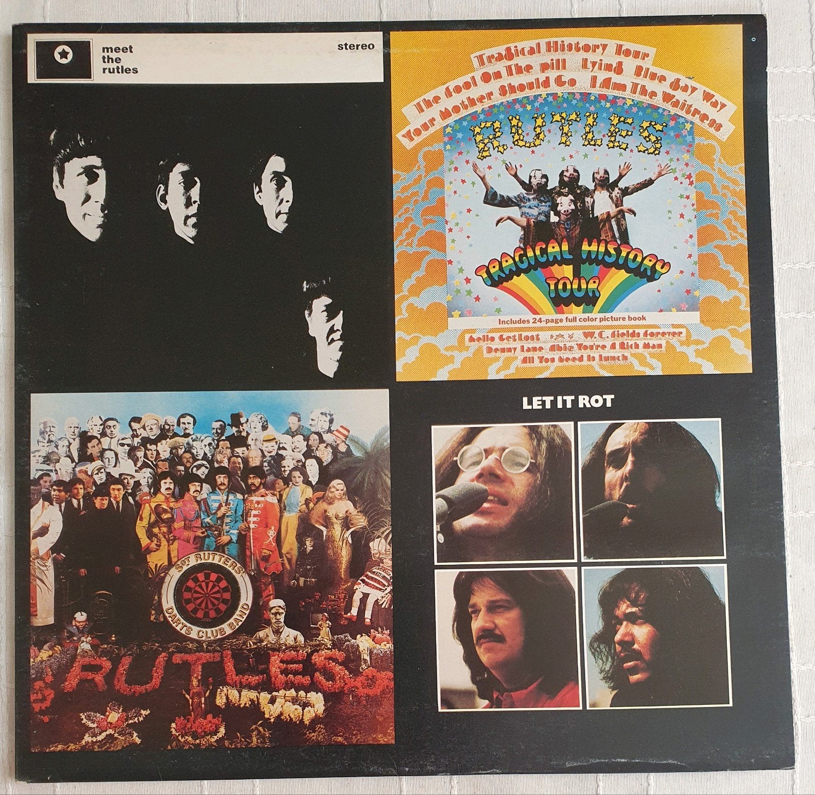 LP The Rutles - The Rutles - WB 56459 - 1978, Cd's en Dvd's, Vinyl | Pop, Zo goed als nieuw, Inclusief binnenhoes, Inclusief boekje