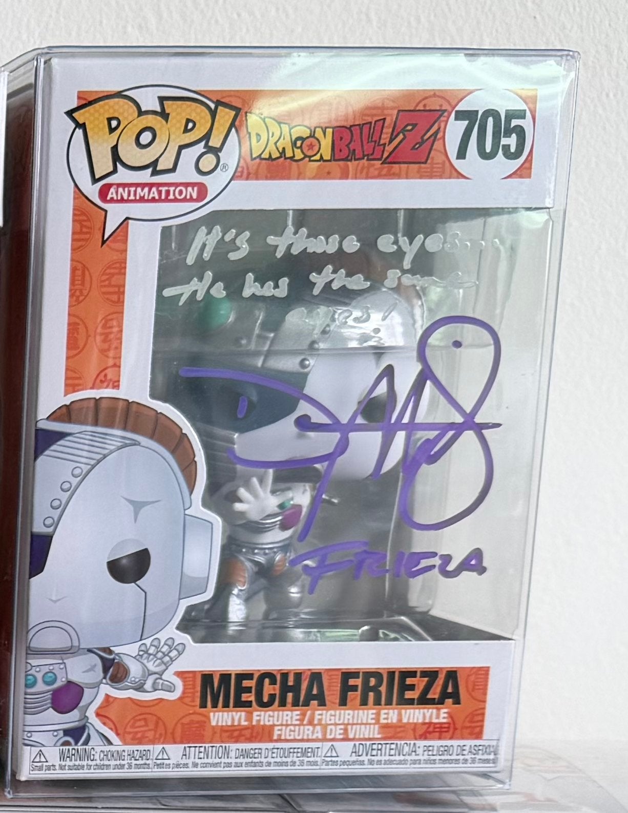 Funko Pop! Dragon Ball Z Mecha Frieza #705 Gesigneerd, Ophalen, Zo goed als nieuw