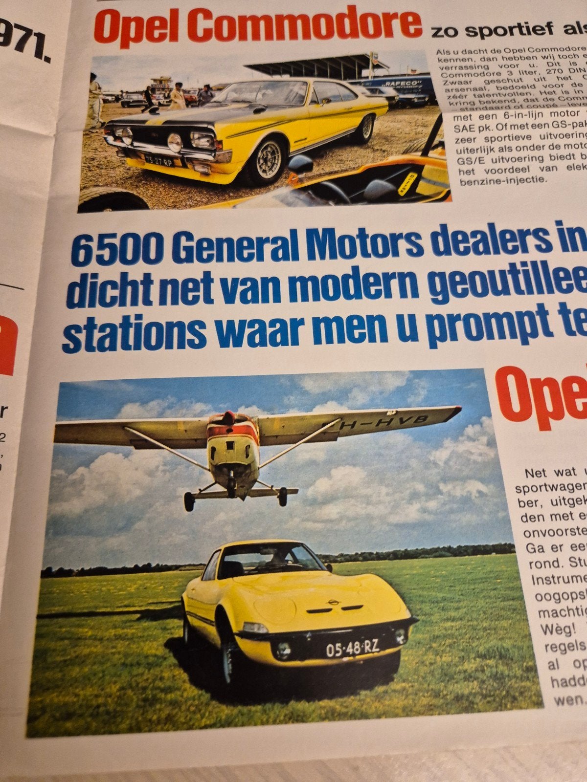 begin jaren 70 Opel GT Commodore coupé Kadett Rallye coupés, Ophalen of Verzenden, Zo goed als nieuw, Opel