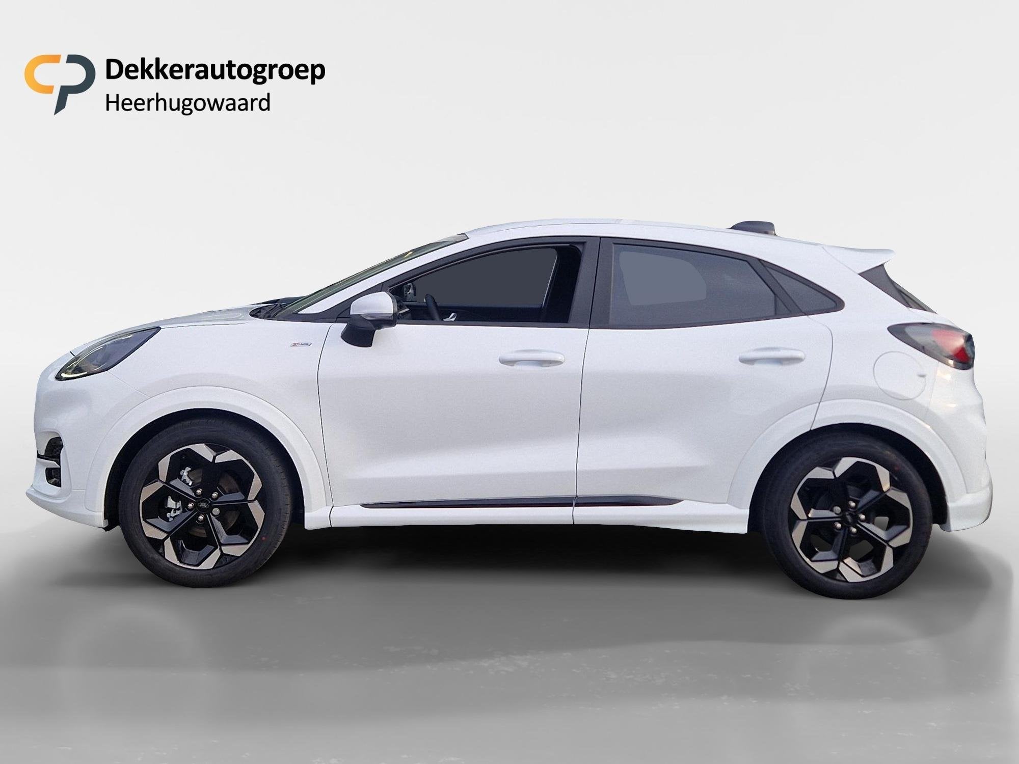 ford Puma 1.0 EcoBoost Hybrid 125PK ST-Line X 18 Inch velgen, Voorwielaandrijving, 125 pk, Leder en Stof, Wit