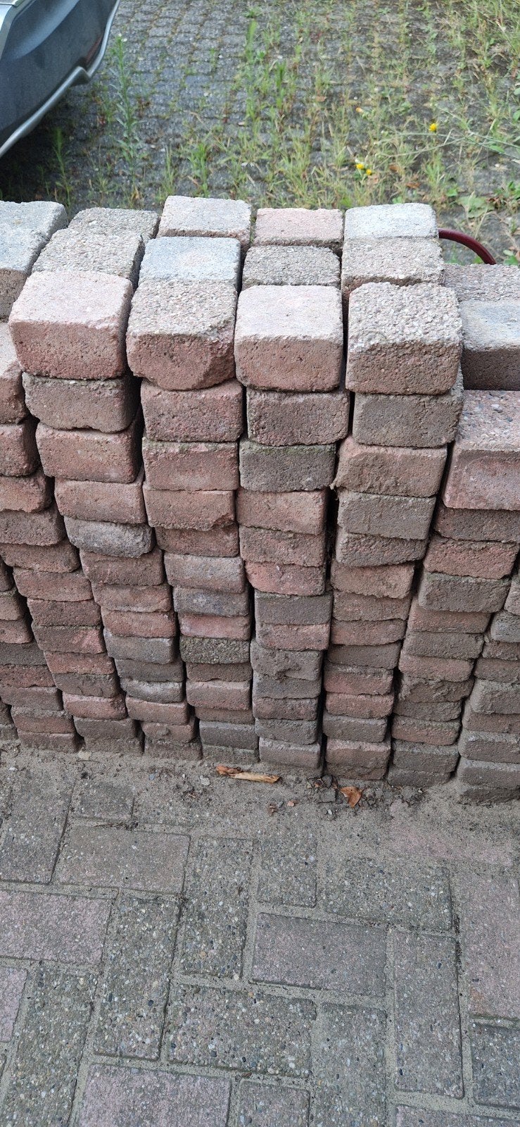 Gebruikte koppelstones 10x10, Ophalen, Gebruikt, Beton, 5 tot 10 m²