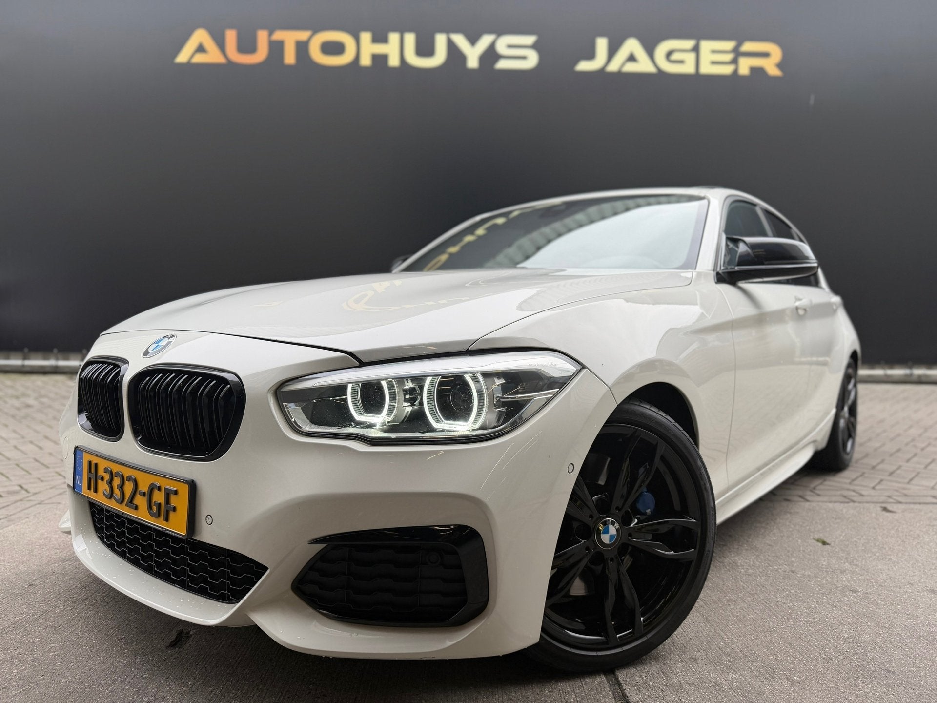 BMW 1-serie MW 1-serie M140i High Executive Schuifdak h&K Le, Dealer onderhouden, Achterwielaandrijving, Gebruikt, Parkeerassistent