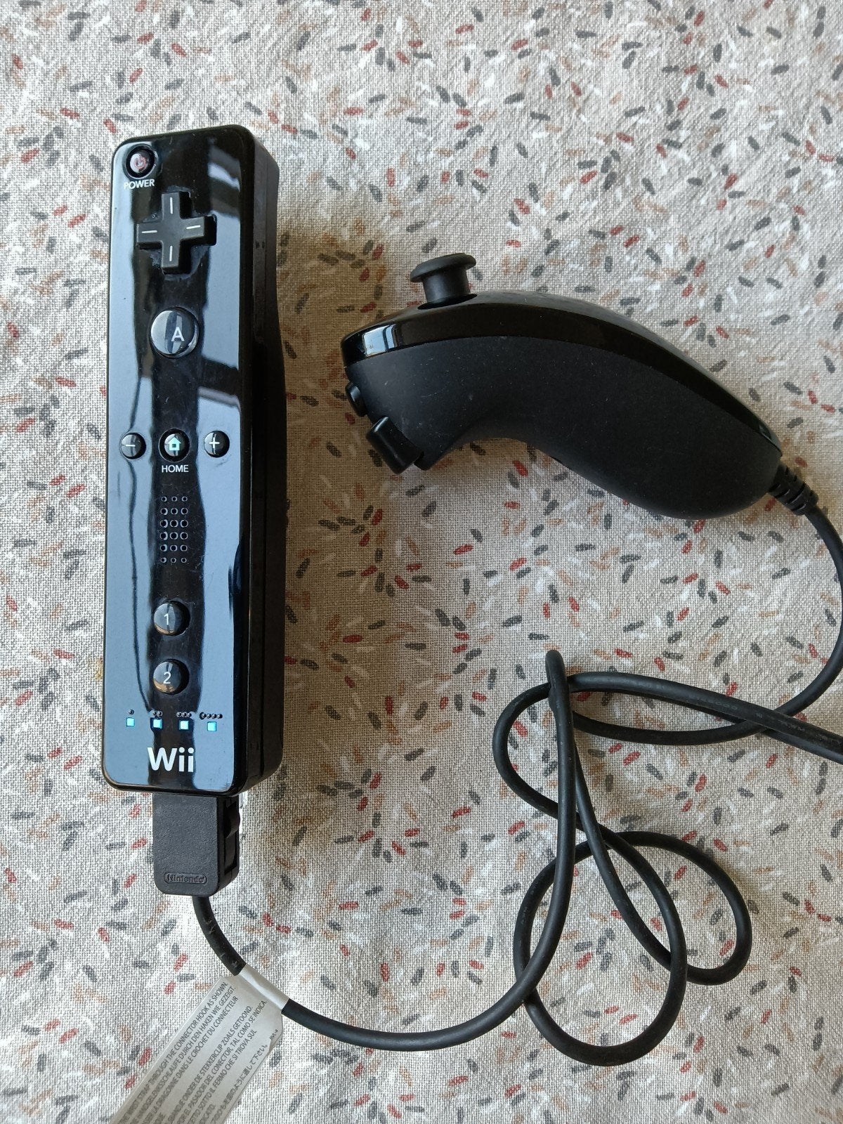 Nintendo Wii controller remote met nunchuck, Spelcomputers en Games, Spelcomputers | Nintendo Consoles | Accessoires, Ophalen of Verzenden